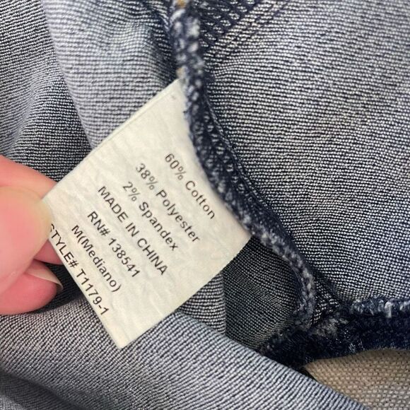 Denim Wildcat Mar Won’t Forget Bustier Bodysuit M - Picture 7 of 8